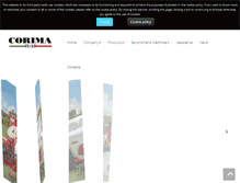 Tablet Screenshot of corima-srl.it